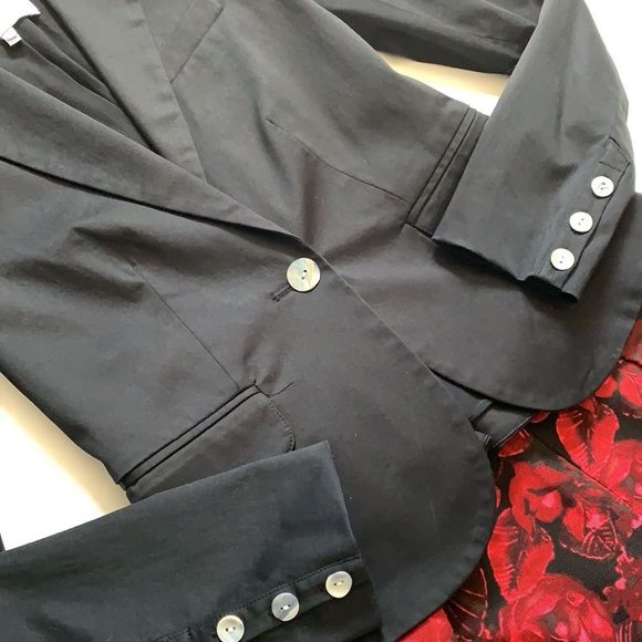 ❤️❤️Beautiful black blazer Adam Lippes size 0❤️❤️ - Picture 4 of 11